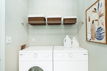 Washer and dryer connections